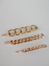 Load image into Gallery viewer, Gold Chain Clip Set
